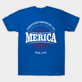 Merica Freedom Brewery T-Shirt